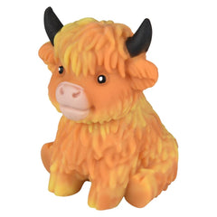 3" Marshmallow Highland Cow Assortment 12ct - LLB Toys