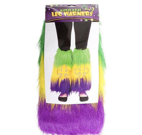 Mardi Gras Fleur de Lis Leg Warmers - LLB Toys
