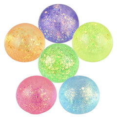 2.4" Squeezy Glitter Sugar Ball - LLB Toys