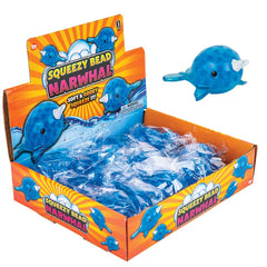 3.33" GEL BEAD NARWHAL LLB kids toys