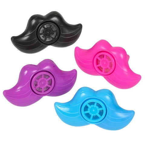 2.5" MUSTACHE LIP WHISTLES (48PC/UN) LLB kids toys