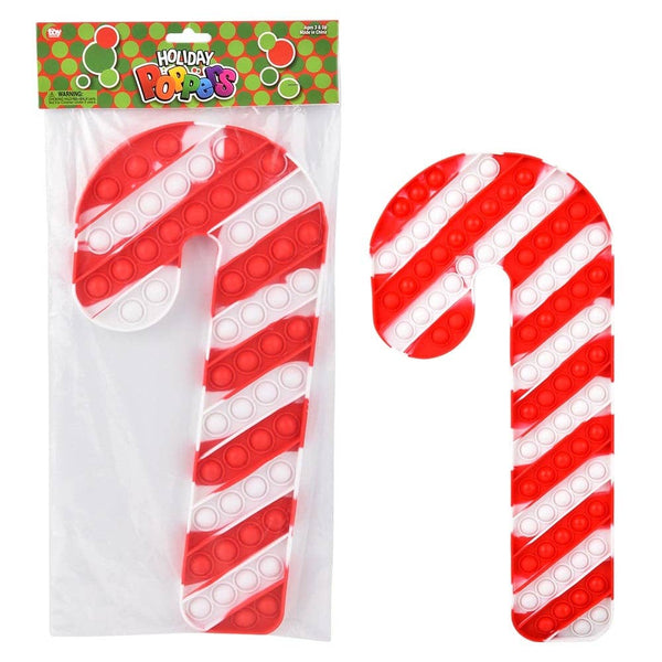 CANDY CANE JUMBO BUBBLE POPPER 14