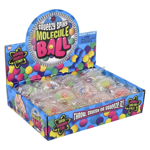 2.4" Squeezy Spiky Molecule Ball LLB kids toys