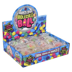 2.4" Squeezy Spiky Molecule Ball LLB kids toys