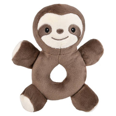 5.5" Sloth Plush Baby Rattle - LLB Toys