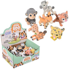 1.5" Flocked Micro Zoo Assortment - LLB Toys