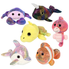 7.5" BIG EYE SPARKLE SEA ASSORTMENT 96PCS LLB kids toys