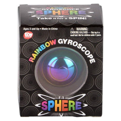 1.5" Rainbow Gyroscope Sphere LLB kids toys