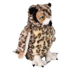 11" Animal Den Eagle Owl Plush -  LLB Toys