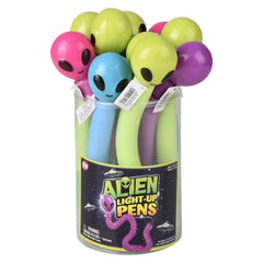 8.5" Pop Tube Alien Pen Fidget Toy 12ct - LLB Toys