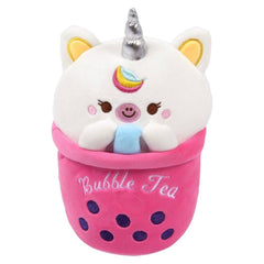 10″ Bubble Tea Animal Cup LLB Plush Toys