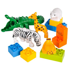 13 PC ZOO BLOCK SET LLB kids toys