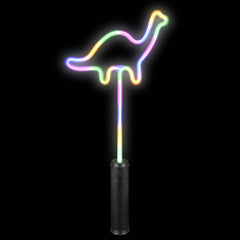 18" Light-Up Neon Bright Dinosaur Wand - LLB Toys