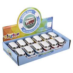 2" Diecast Pull Back Vw Mini Bus - LLB Toys