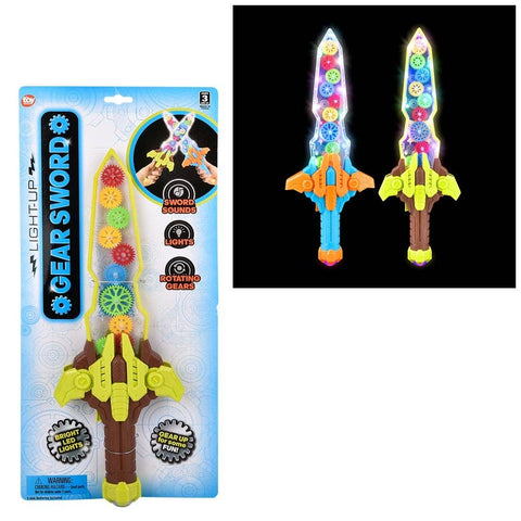 16" LIGHT-UP GEAR SWORD LLB Light-up Toys