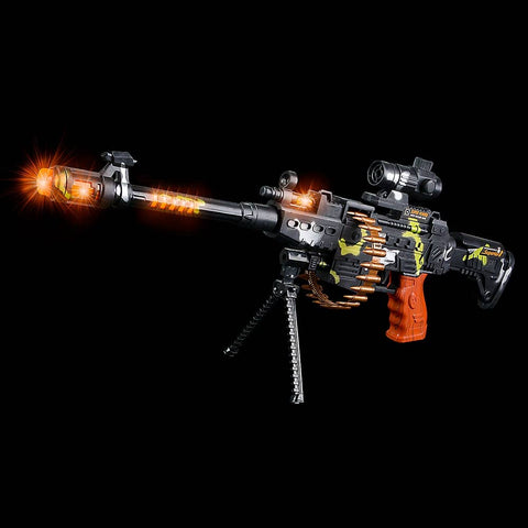 LIGHT-UP MACHINE GUN W/SCOPE LLB Light-up Toys