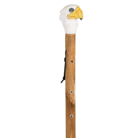 48" WOODEN BALD EAGLE WALKING STICK LLB kids toys