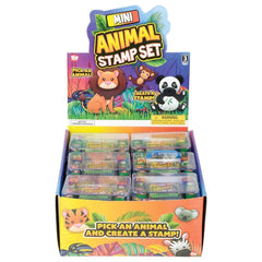 MINI ANIMAL STAMP SET 3X2" LLB kids toys