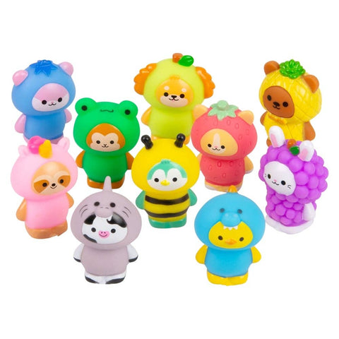 2" Rubber Kawaii Dressed Animals - LLB Toys