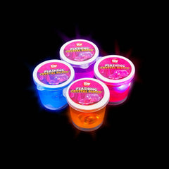 2.5" FLASHING CRYSTAL PUTTY LLB Slime & Putty