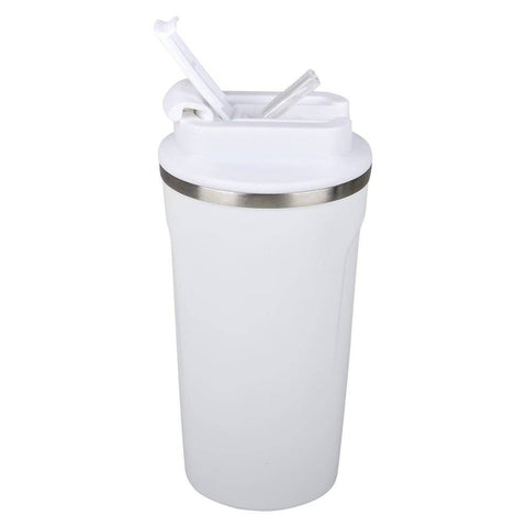 17oz Double Wall Dual Flip Lid White Tumbler LLB kids toys