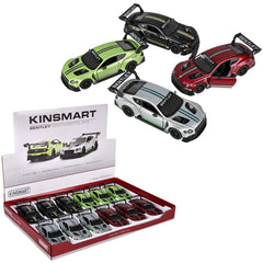 5" Diecast Pull Back Bentley Continental Gt3 LLB kids toys