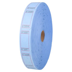 BLANK SINGLE TICKET ROLL BLUE LLB kids toys