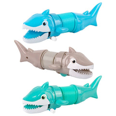 Wind Up Coil Spring Shark 7" - LLB Toys