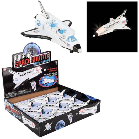 6" Space Shuttle Toy with Lights - Kids - LLB Toys