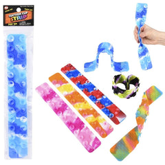 SILICONE STICK ON SUCTION STRIPS 10" LLB kids toys
