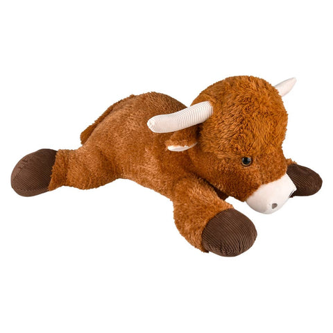 33" Laying Highland Cow  Plush - LLB Toys