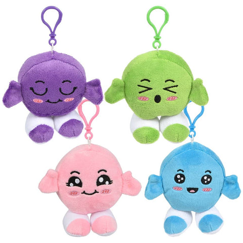 4.5" Emoticon Man Backpack Clip Plush - LLB Toys