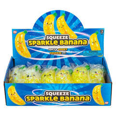 5.5" SQUEEZE SPARKLE BANANA LLB kids toys