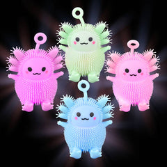 3.5" Light-Up Puffer Axolotl - LLB Toys