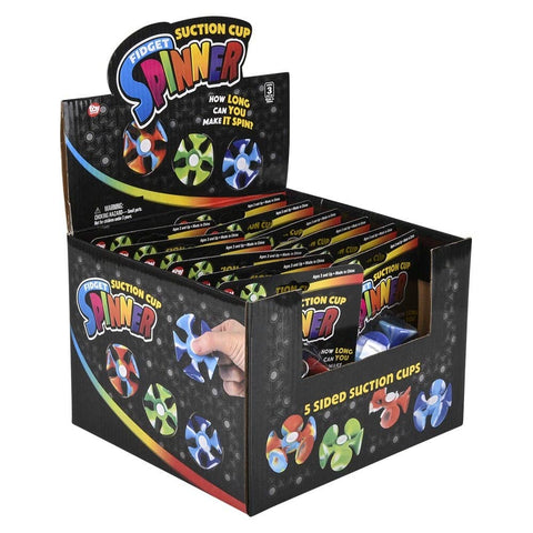 3" Suction Cup Fidget Spinner LLB Fidget Toys