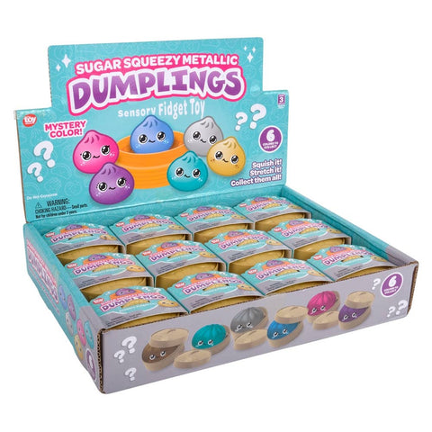 2" Sugar Squeezy Metallic Surprise Dumplings - LLB Toys