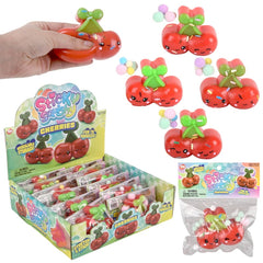 2.5" Sticky Squish Cherries - LLB Toys
