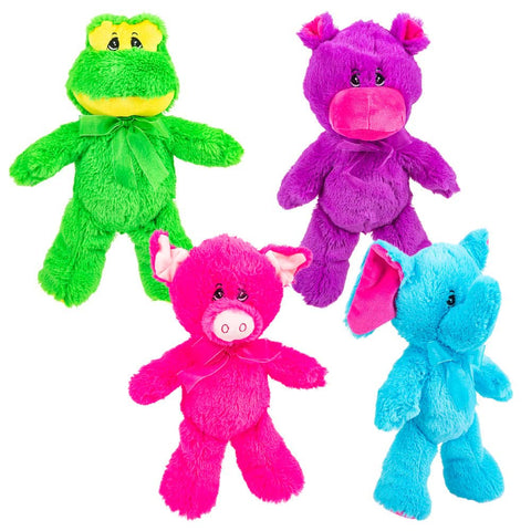 8" Neon Animal Assortment Plush LLB Plush Toys
