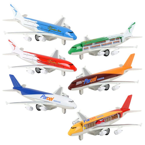 7.5" DIE-CAST PULL BACK SUPER JUMBO LINER LLB Car Toys