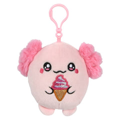 3.5" Foodie Animal Squishy-Ishes Backpack Clip - LLB Toys