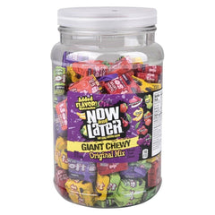 NOW AND LATER GIANT CHEWY ORIGINAL TAFFY 120PC LLB kids toys