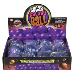 2.4" Galaxy Squeezy Sugar Ball 12ct LLB Squishy Toys
