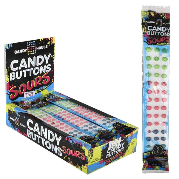 Sour Candy Buttons  - LLB Candy