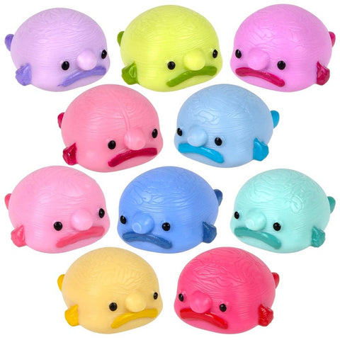 1.7" Mini Blobfish Squeezy Figurines - LLB Toys