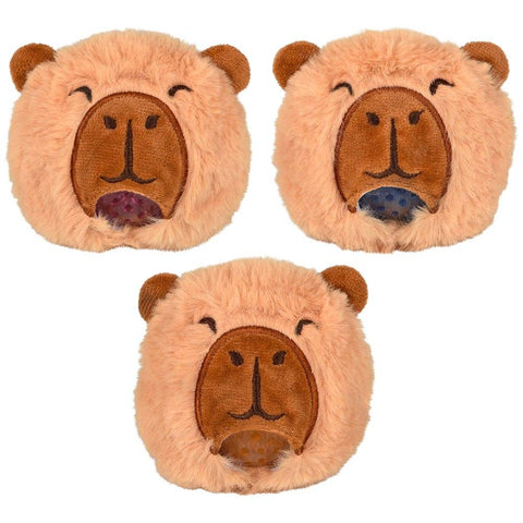 3" Capybara Squeezy Bead Plush Ball