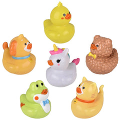 Big Kawaii Animal Rubber Duckies 6" - LLB Toys