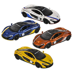 5" Diecast Pull Back Mclaren P1 #2 LLB kids toys