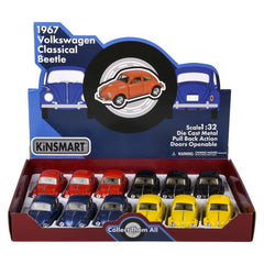 5" Diecast Pull Back 1967 VW Classic Beetle